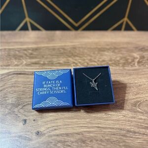 Six Crimson Cranes Necklace | Owlcrate